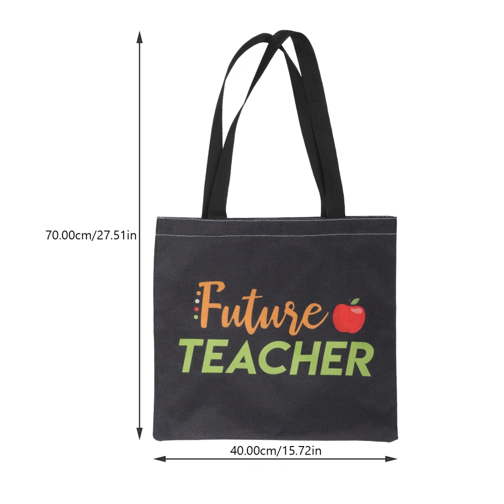 Teacher Tote Bag Portable Tote Bag Large Tote Bag Decorative Storage Bag for Women