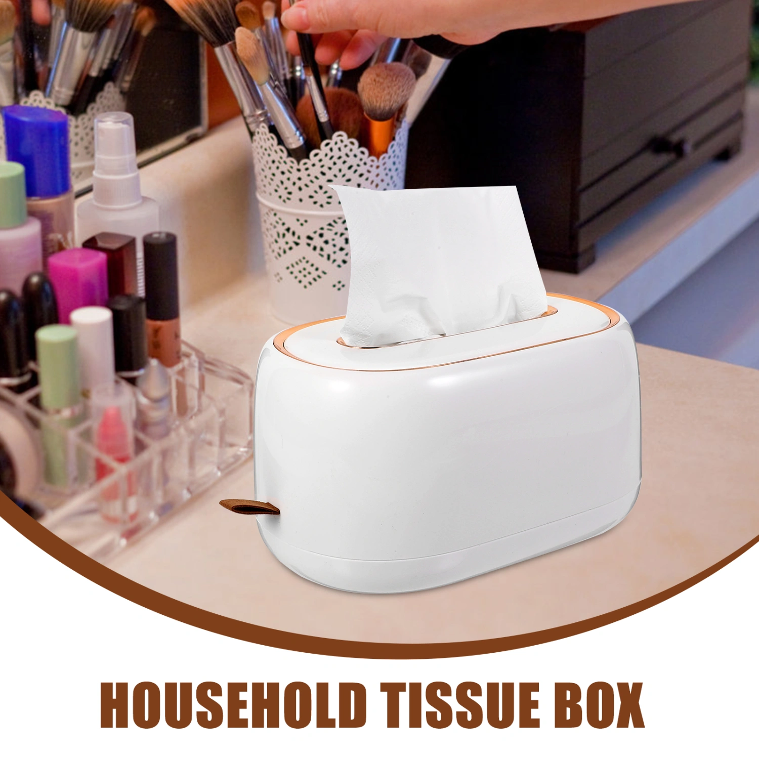 Bathroom Tissue Box Funny Toilet Paper Holder Wall Mounted Tissue Box Tabletop Napkin Holder