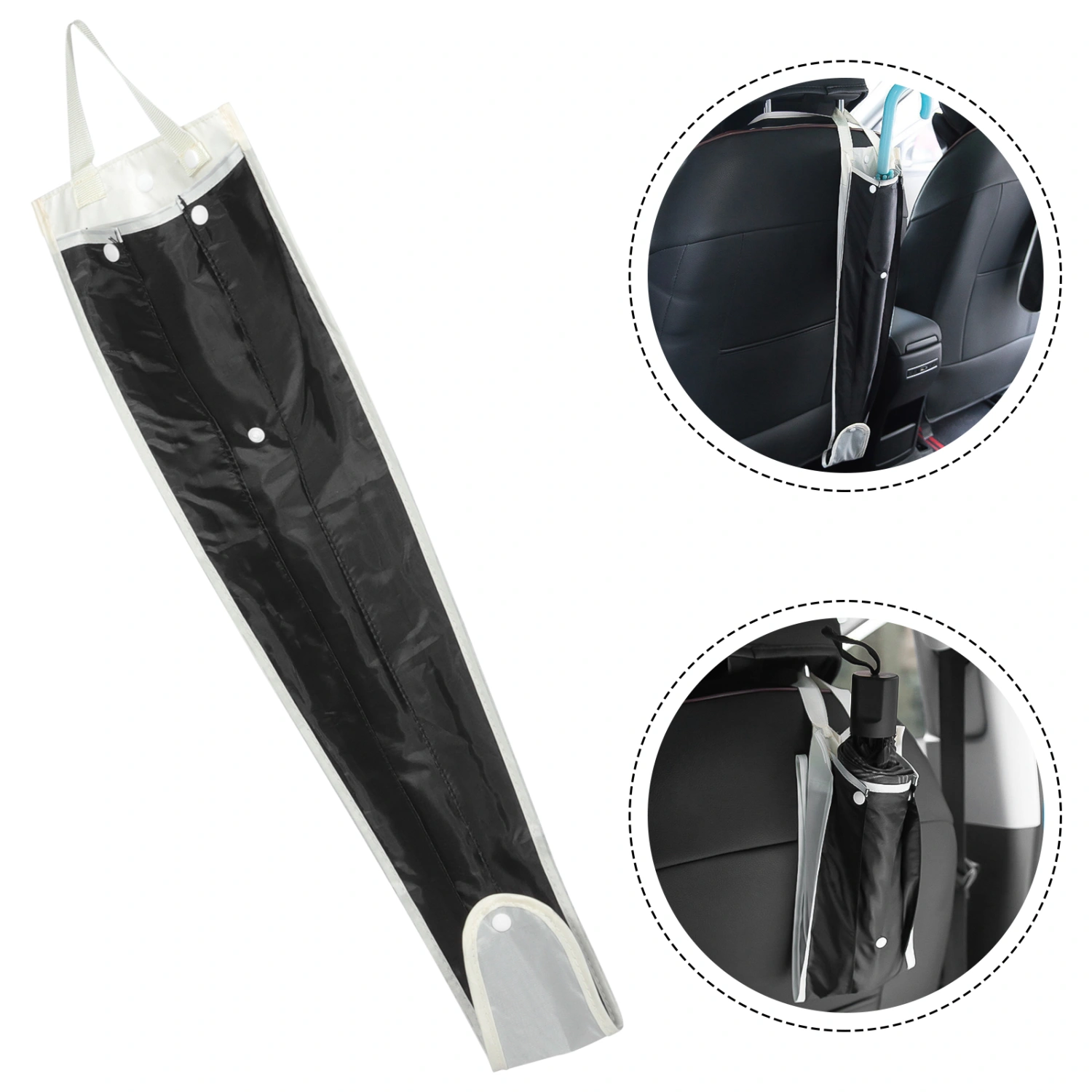 Car Umbrella Bag Long Umbrella Storage Holder Car Umbrella Pouch Back Seat Organizer Pouch