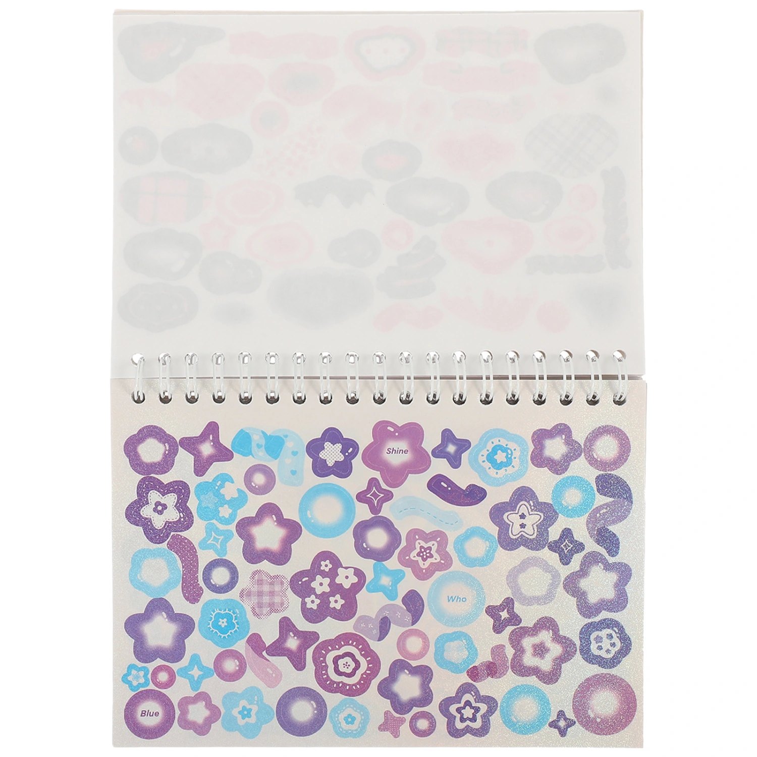 1 Book of Scrapbook Stickers Decorative DIY Stickers Self Adhesive Sticker Book Small Sticker Book