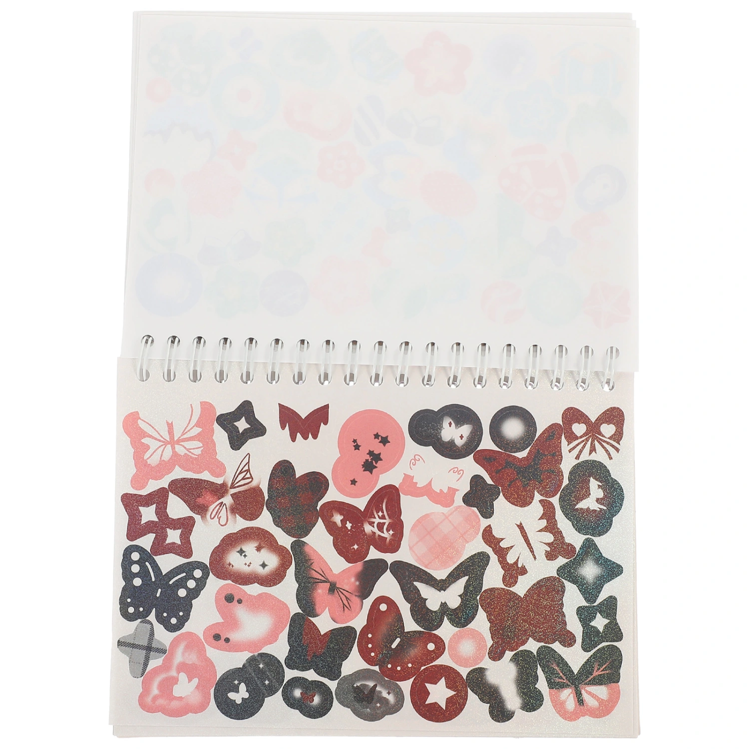 1 Book of Scrapbook Stickers Decorative DIY Stickers Self Adhesive Sticker Book Small Sticker Book