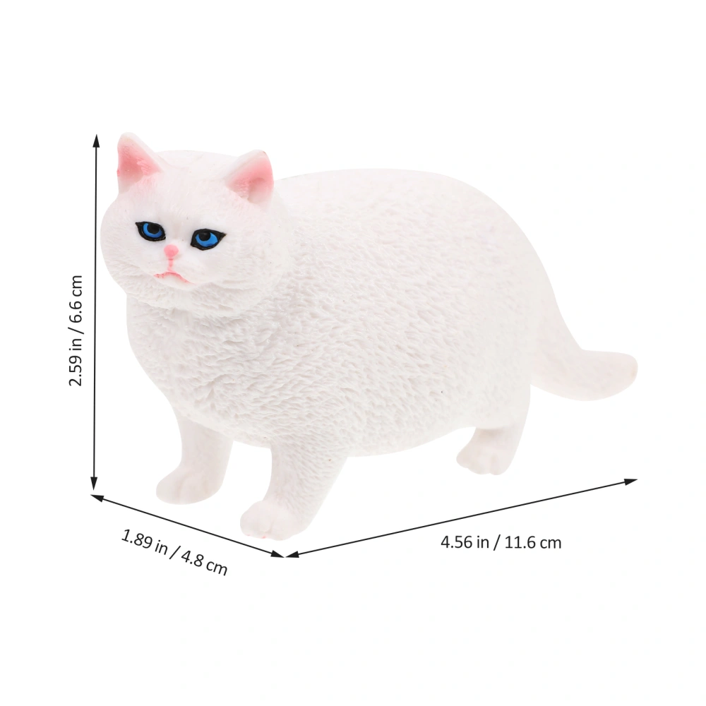 Cute Realistic Cat Toys for Kids Cat Toy Figurine Simulation Cat Figurine Decorative Cat Statue