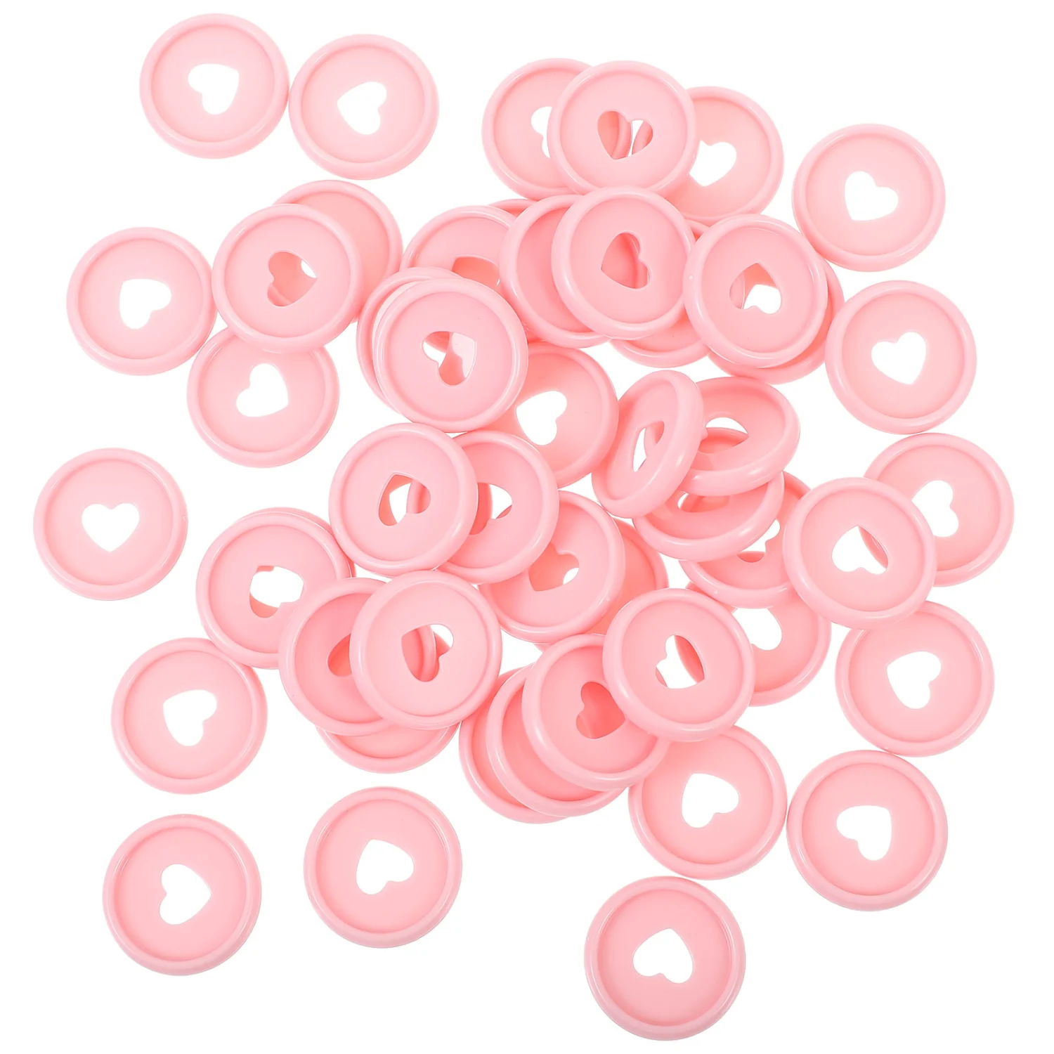 50Pcs Binder Discs Notebook Binding Discs Planners Binding Discs Loose-leaf Binder Discs