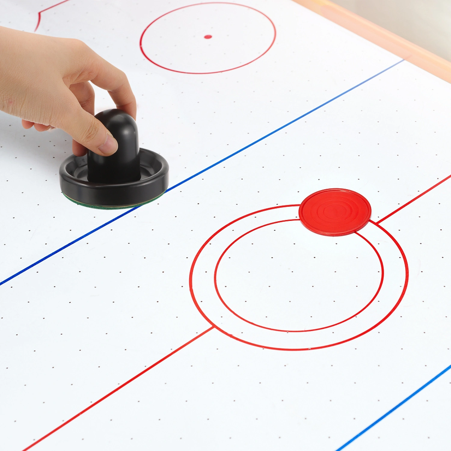 1 Set of Ice Hockey Pusher Tabletop Hockey Paddle Ice Hockey Lint Hockey Game Pusher Lint Set