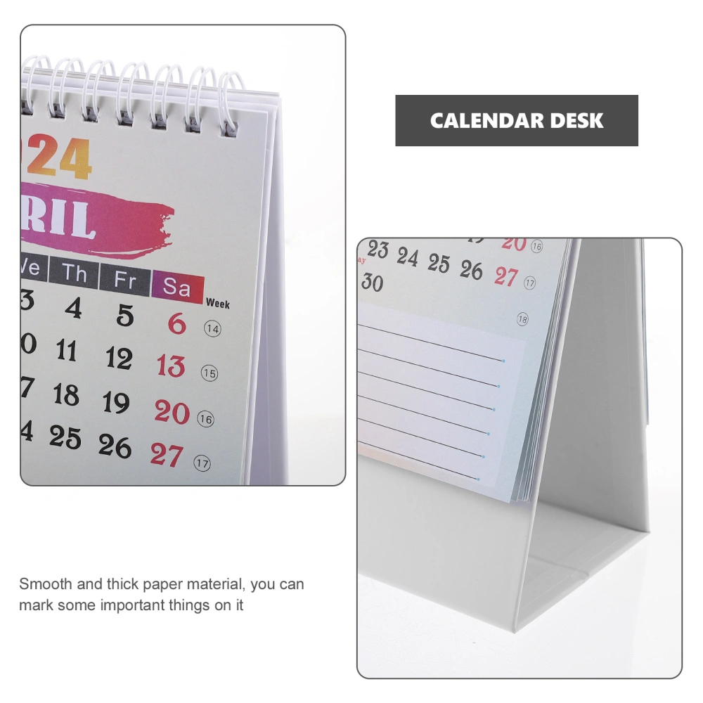 Office Calendar  Desk Calendar Decorative Standing Calendar Office Desktop Calendar