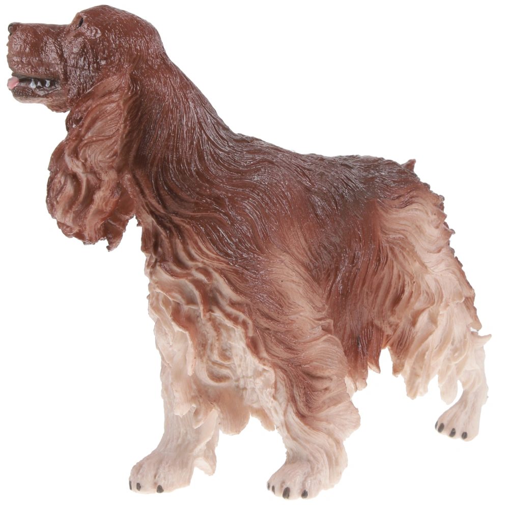 Plastic Dog Figurine Simulation Dog Figure Plastic Animal Figure Simulation Dog Figurine Toy