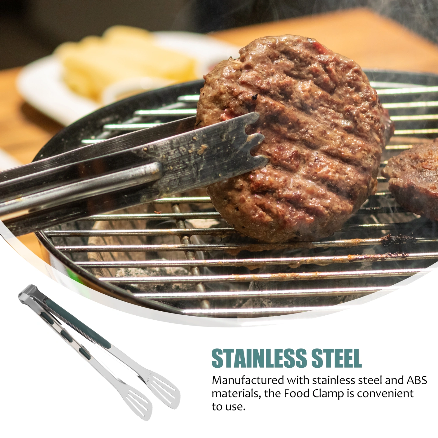 Barbecue Tong BBQ Charcoal Tong Pasta Tong Kitchen Tong for Cooking Grilling