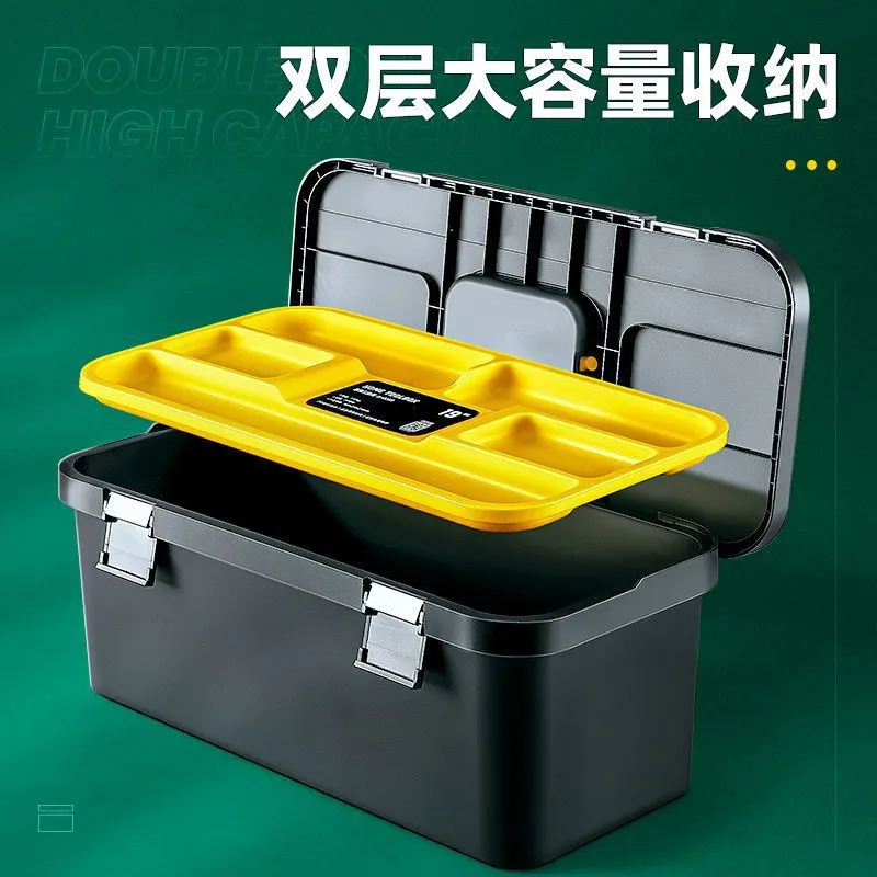 Tools Box Heavy Duty Tool Box Car Tools Organizer Tool Storage Container Plastic Storage Case