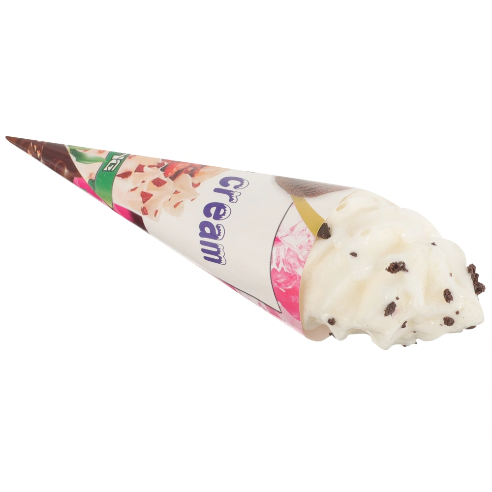 Fake Ice Cream Cone Realistic Dessert Photographic Prop Artificial Ice Cream Cone Pretend Play Toy