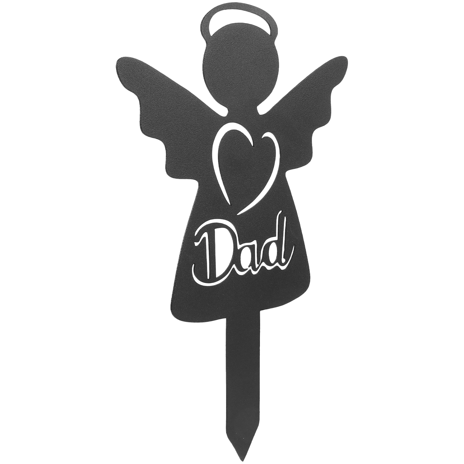 Cemetery Angel Memorial Angel Stake Metal Angel Shape Garden Stake Cemetery Stake for Dad