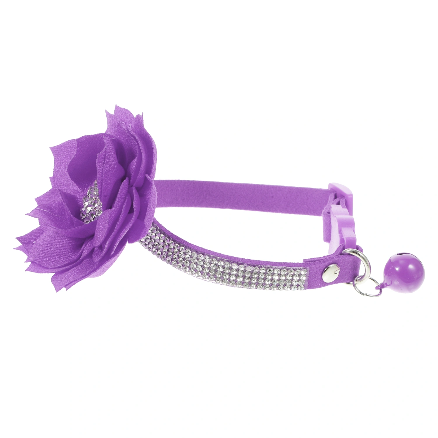 Rhinestone Dog Collar Adjustable Pet Dog Collar Comfortable Dog Necklace Collar