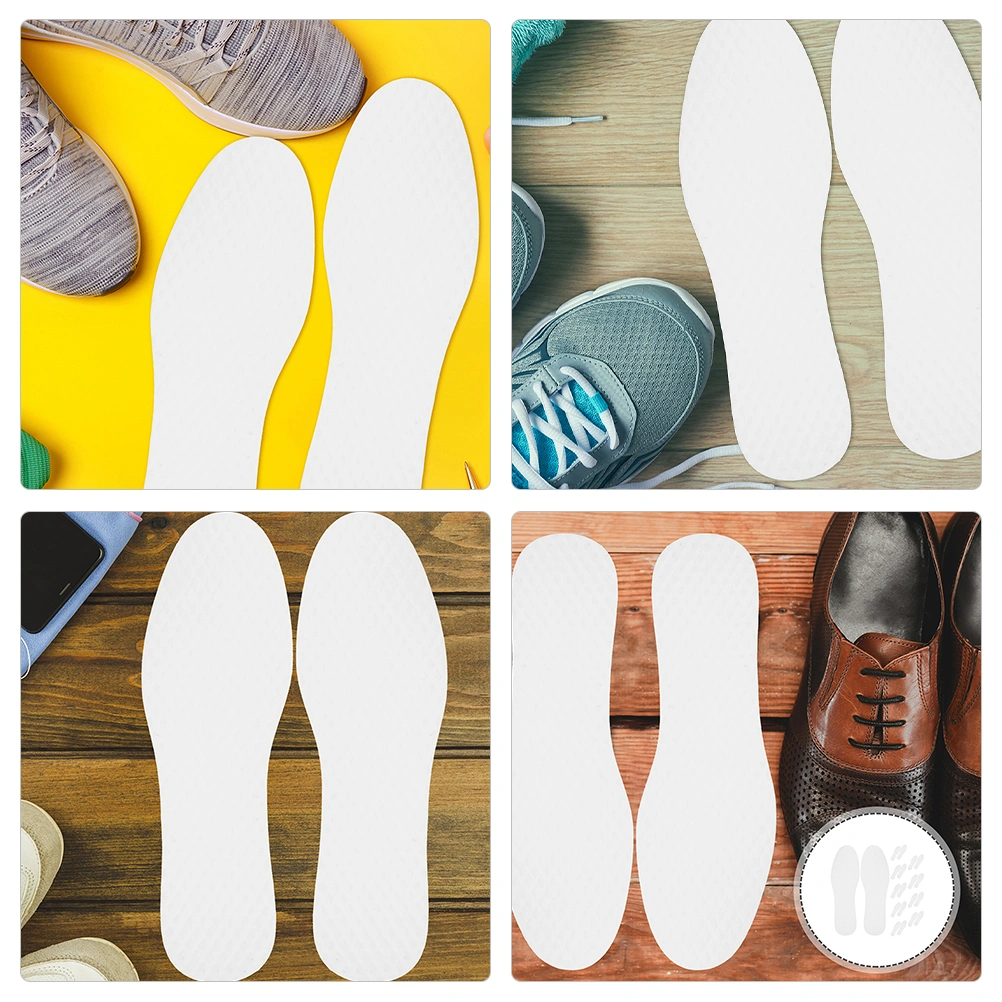 20 Pairs of Replaceable Shoe Inserts Disposable Shoe Inserts Thin Shoe Pads Shoe Liners