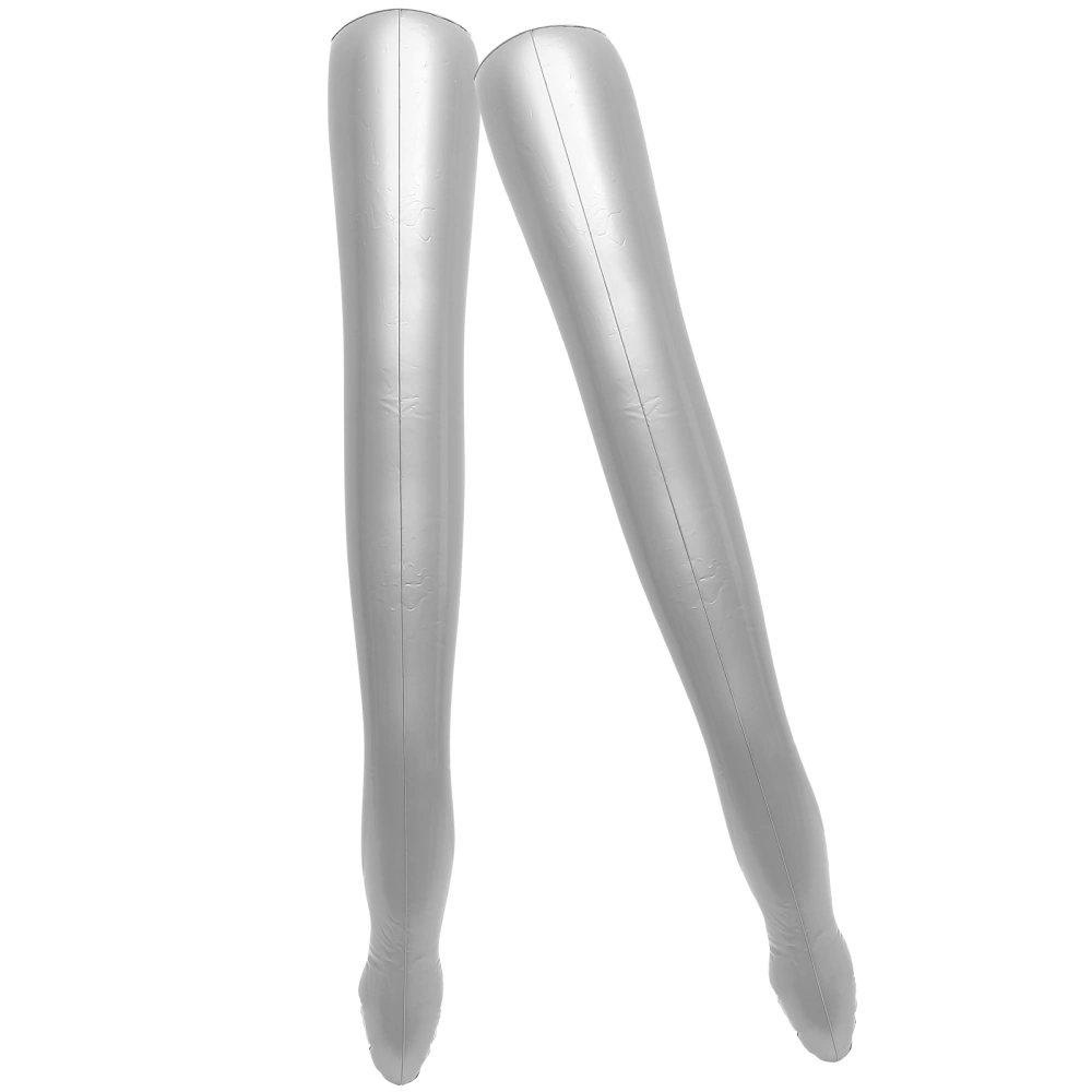 2pcs Inflatable Mannequin Female Mannequin Leg Model for Stockings Leggings Socks