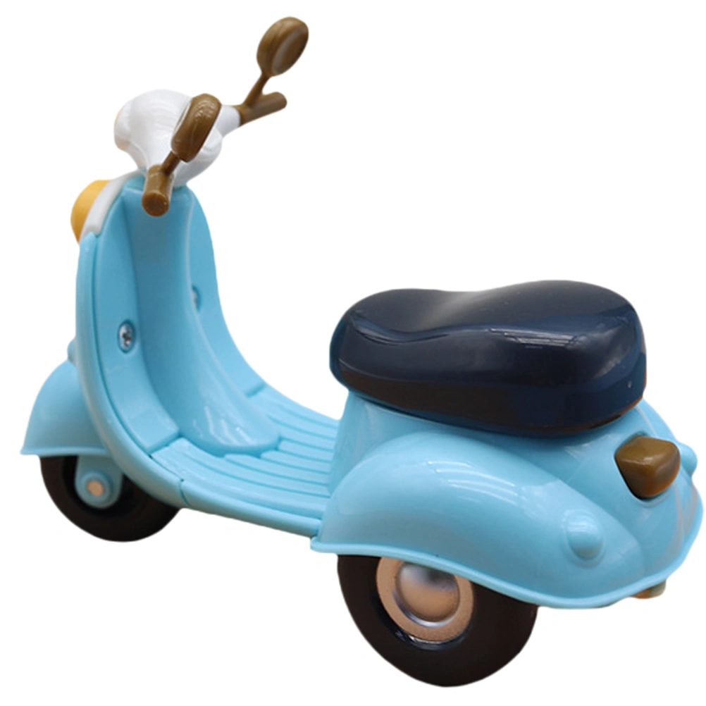 Miniature Cartoon Motorcycle Model Doll House Mini Model Kids Funny Small Motorcycle Toy
