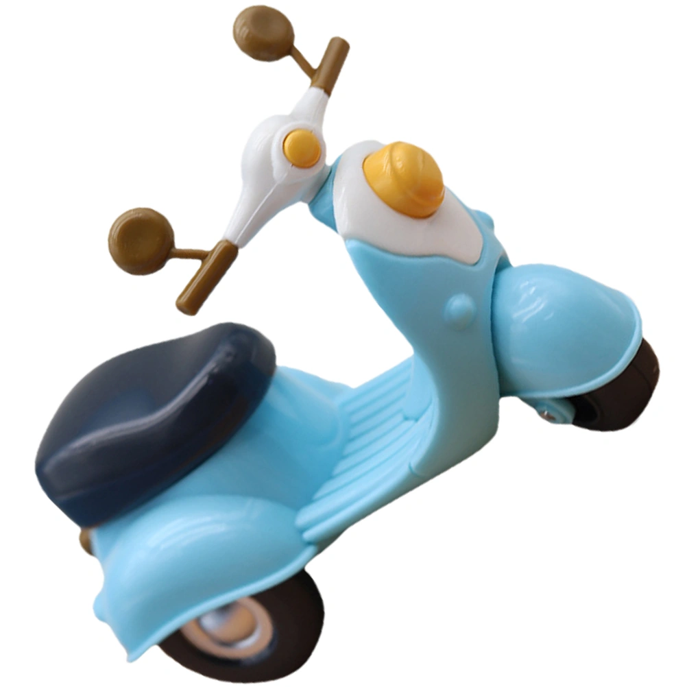 Miniature Cartoon Motorcycle Model Doll House Mini Model Kids Funny Small Motorcycle Toy