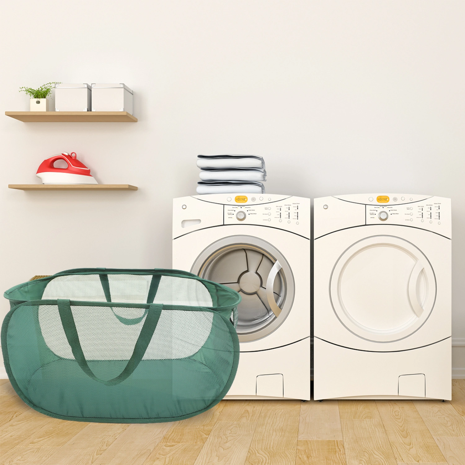 Foldable Laundry Organizer Household Laundry Storage Basket Multi-functional Sundries Storage Holder