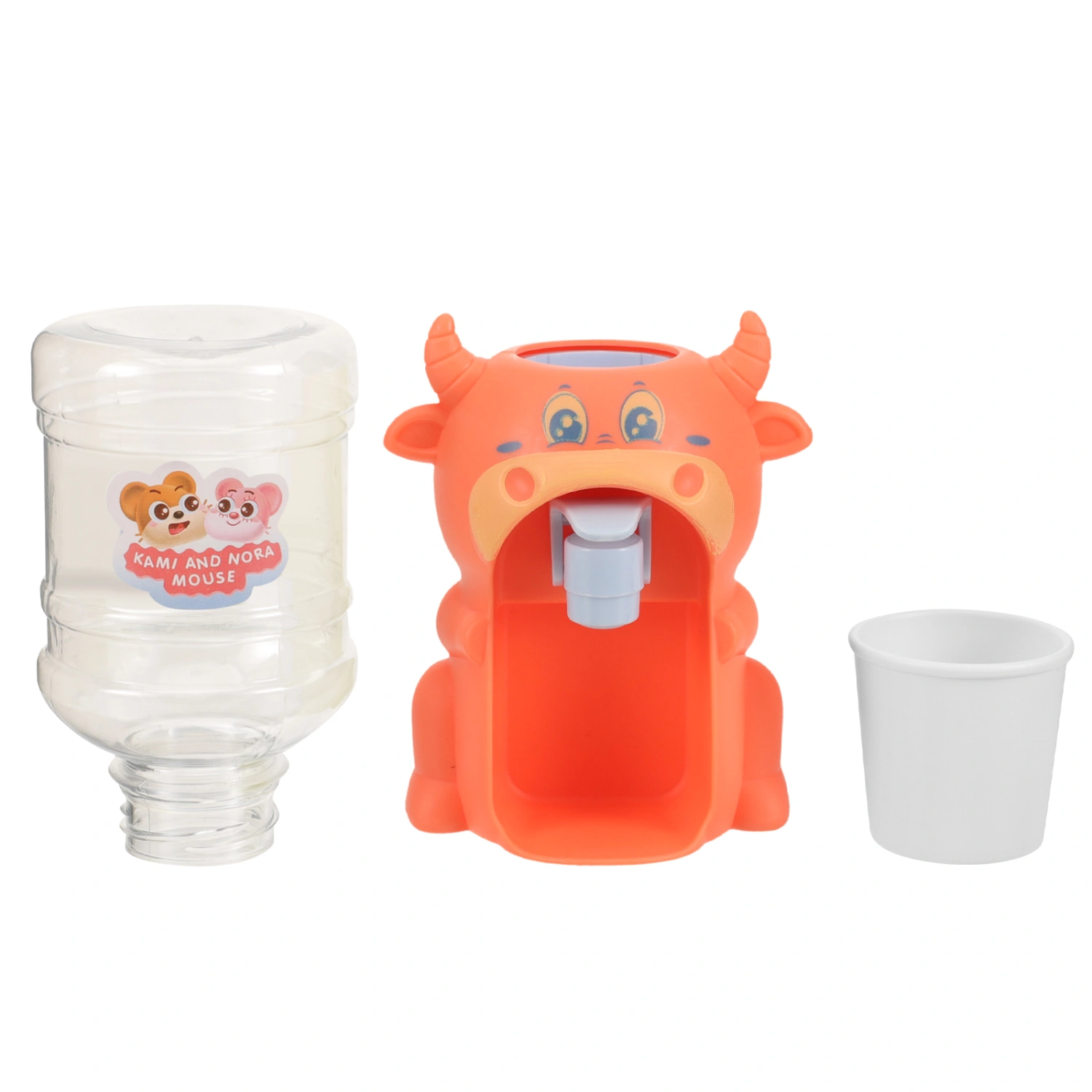 Small Water Dispenser Tabletop Mini Water Dispenser Cartoon Animal Design Water Fountain for Kids