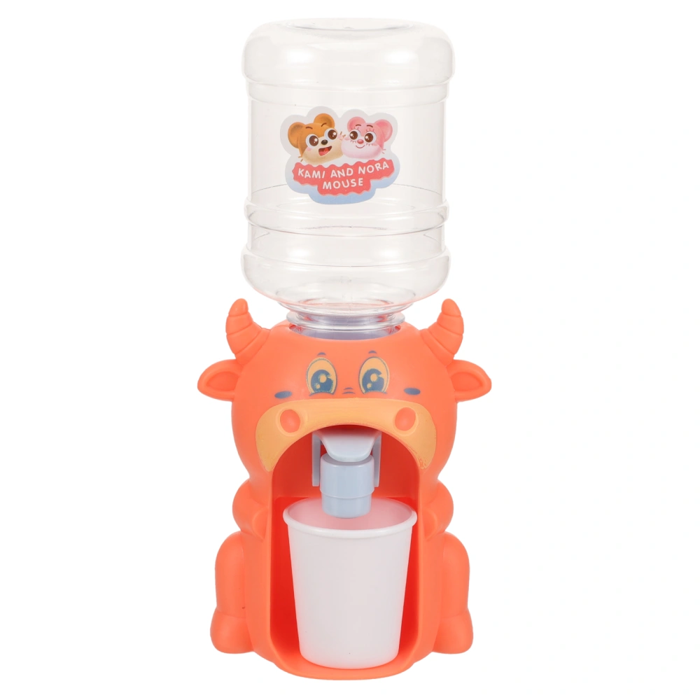 Small Water Dispenser Tabletop Mini Water Dispenser Cartoon Animal Design Water Fountain for Kids