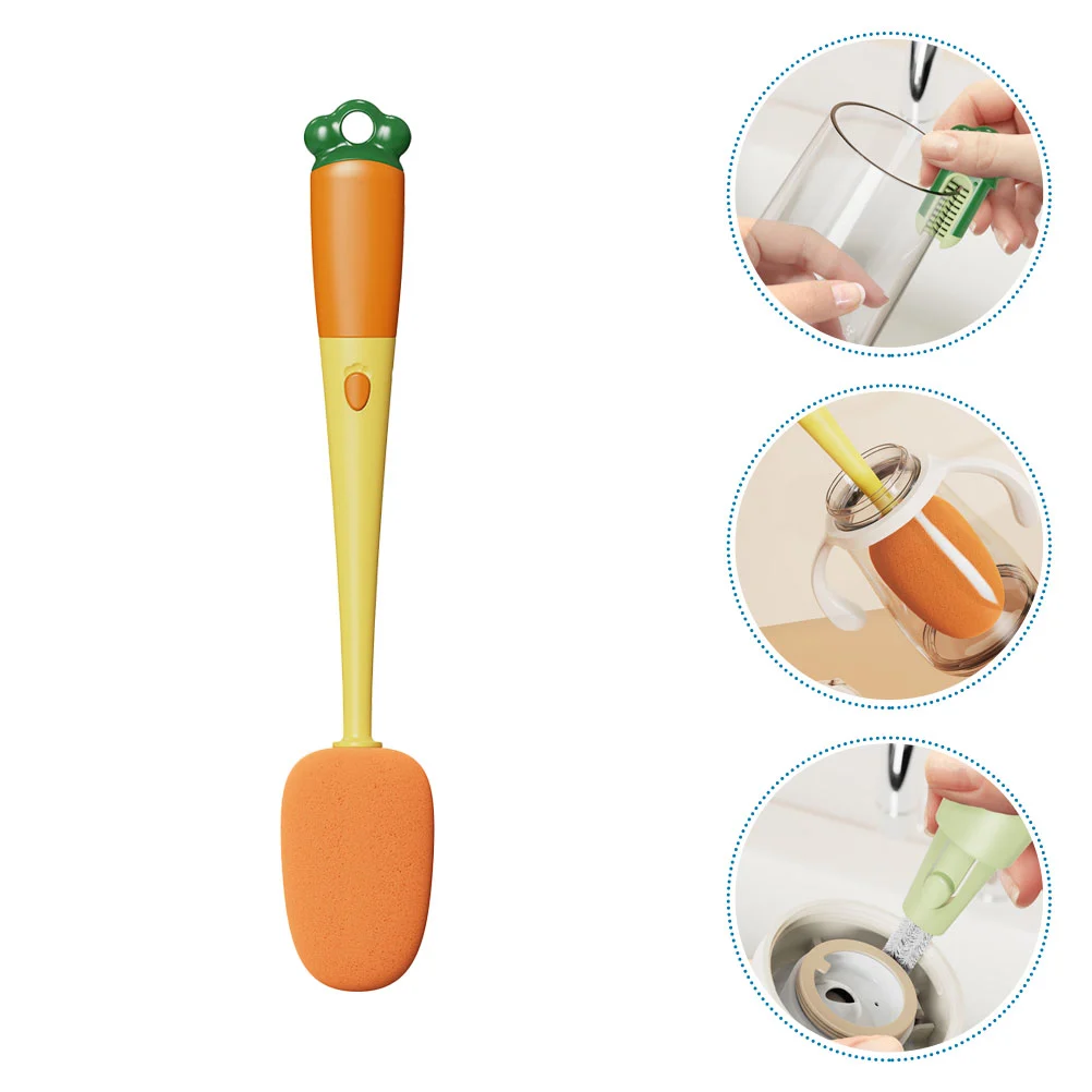 Bottle Cleaning Brush Small Bottle Brush Water Bottle Cleaner Brush 3 In 1 Cup Brush