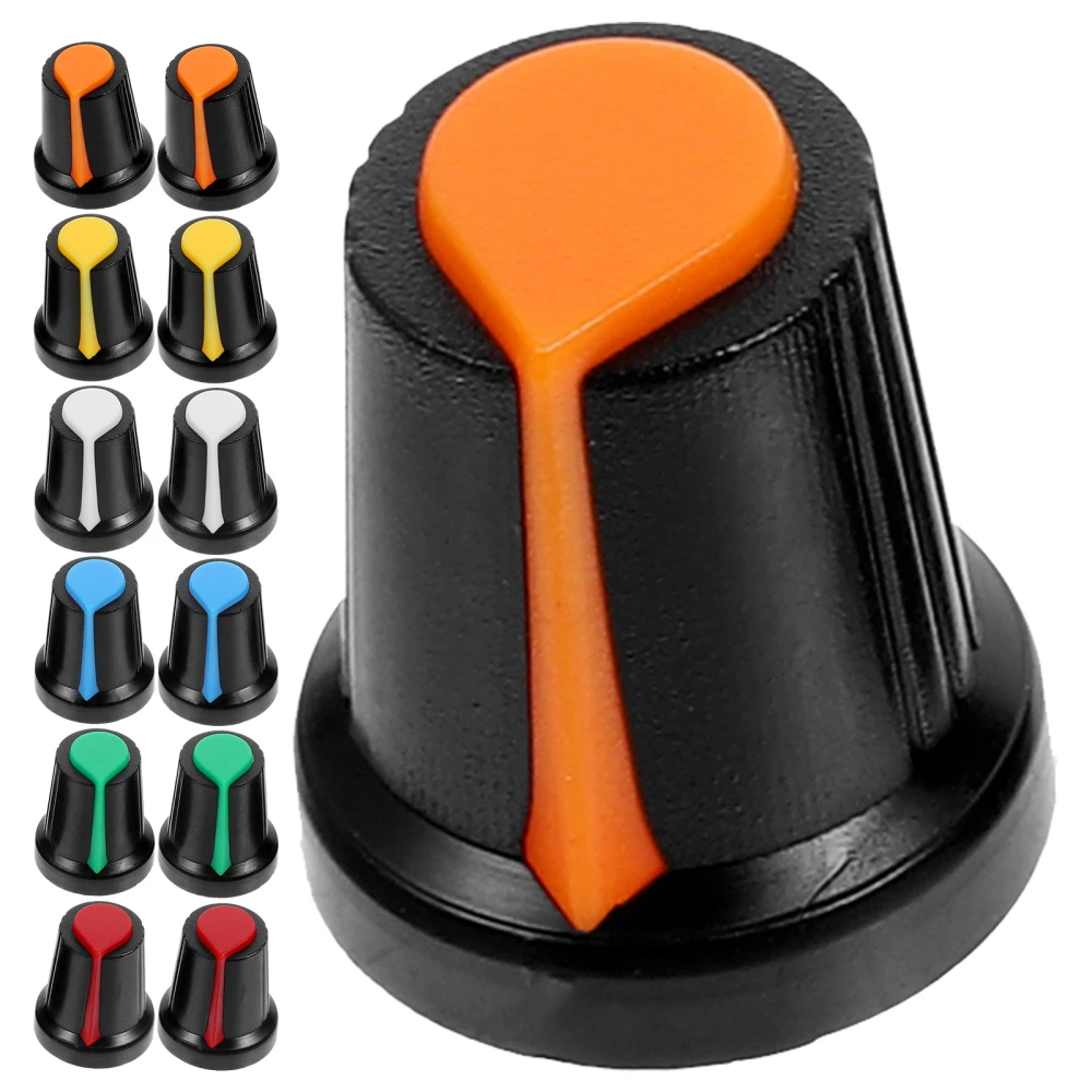 60pcs Volume Control Knob Guitar Volume Cap Part Musical Instrument Accessory