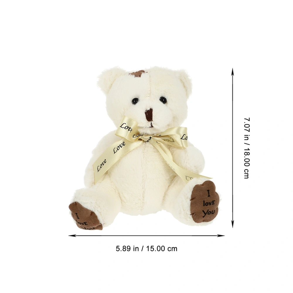 2Pcs Stuffed Plush Bear Dolls Adorable Soft Stuffed Bear Soft Plush Toy Stuffed Animals Doll