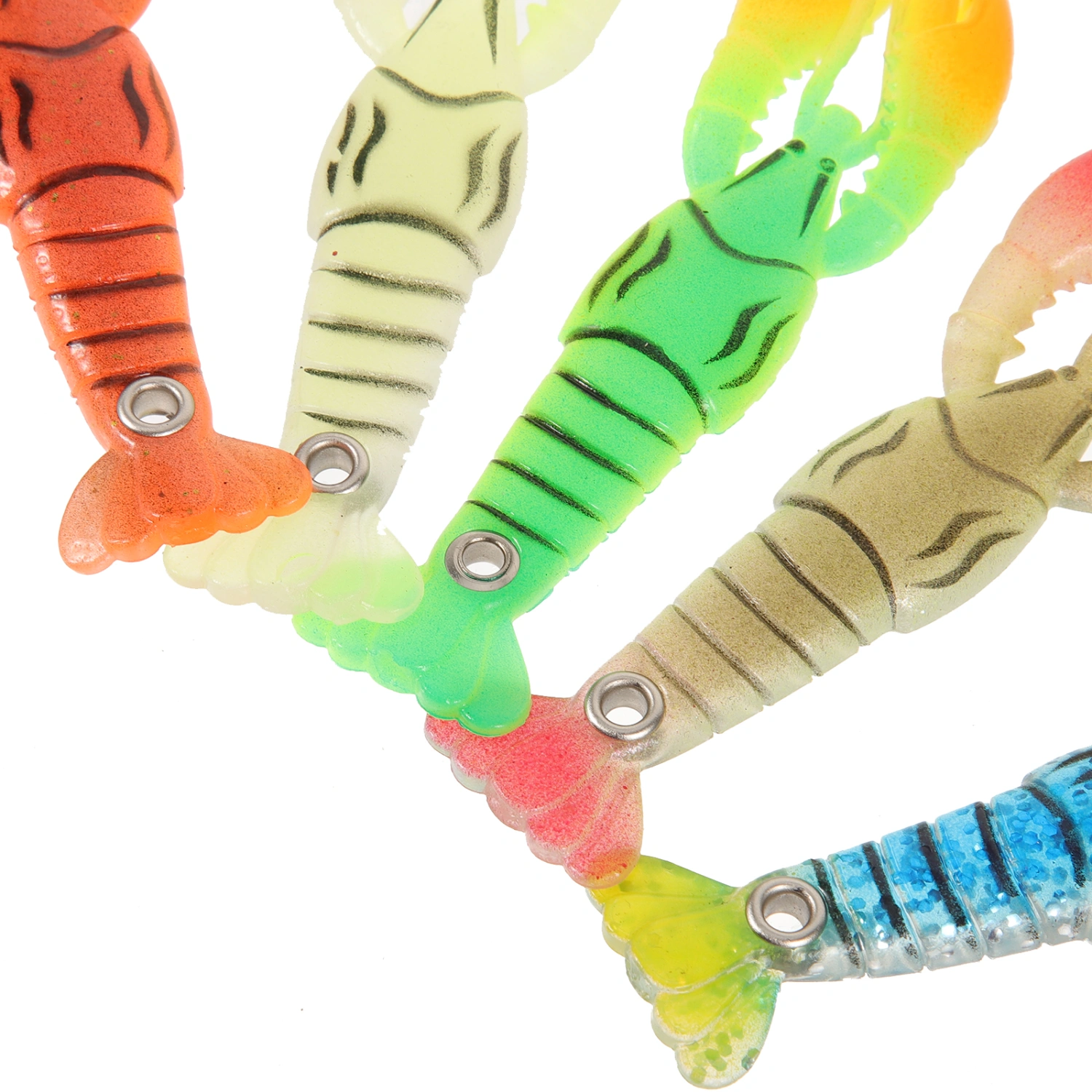 5Pcs Fishing Fake Lures Portable Fishing Baits Decorative Fishing Baits Fishing Supplies