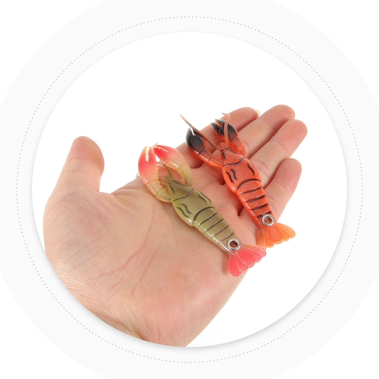 5Pcs Fishing Fake Lures Portable Fishing Baits Decorative Fishing Baits Fishing Supplies