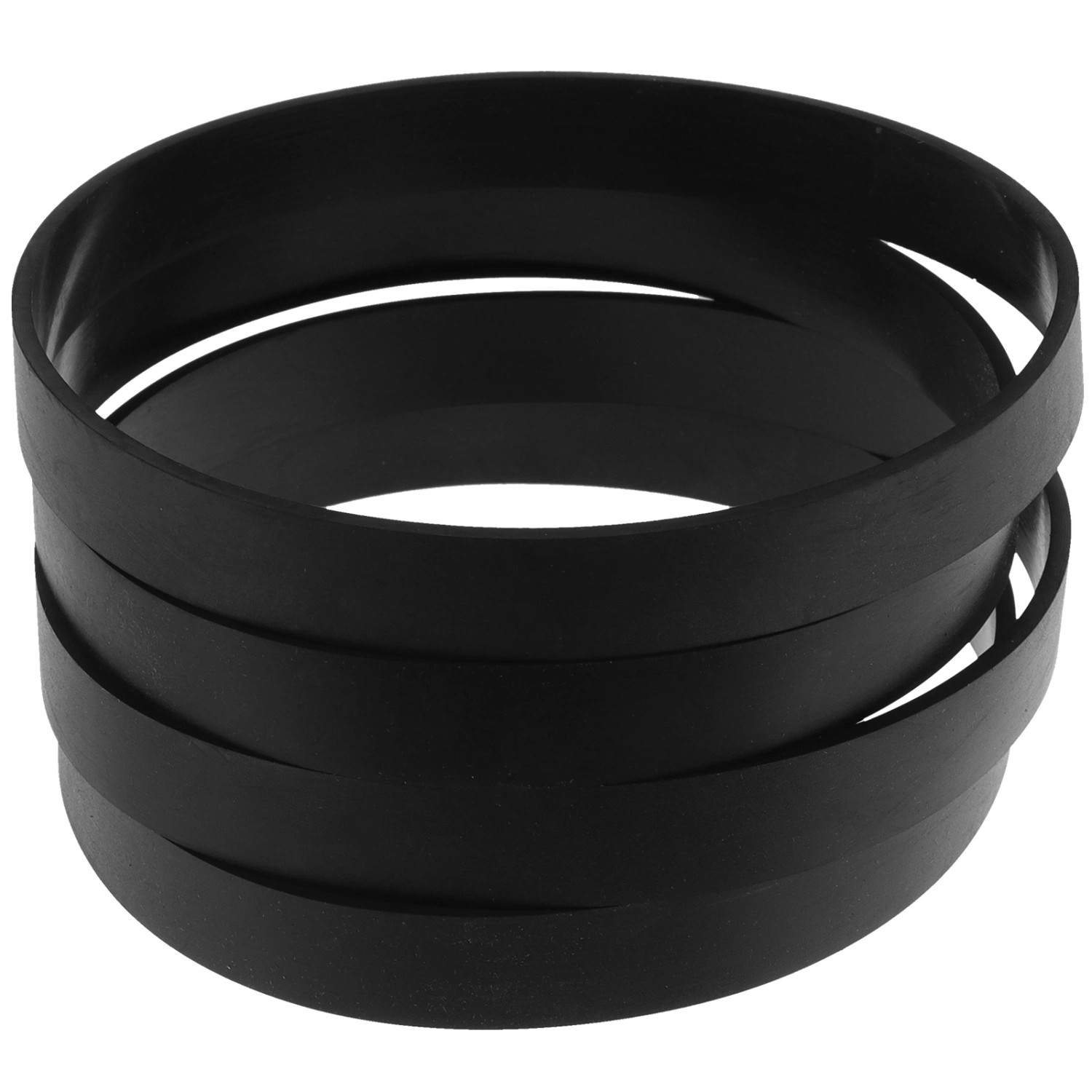 4Pcs Vacuum Belt Smooth Transfer Belt Rubber Cleaner Belt Wear-resistant Drive Belt
