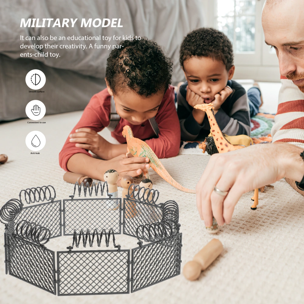 1 Set of Interesting Military Fence Toys Decorative Kids Playthings Classic Children Toys Children Supply