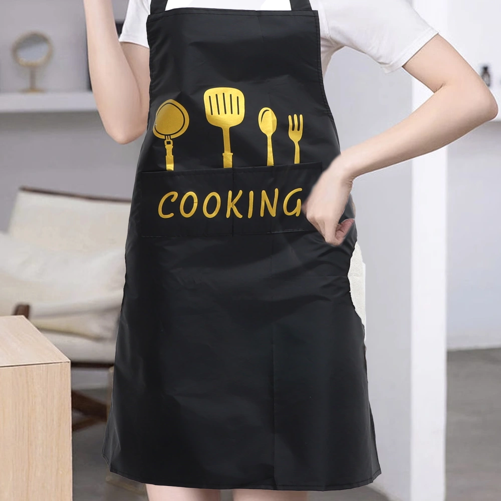 Cooking Apron Kitchen Cooking Apron BBQ Grilling Apron with Pocket for Women Men