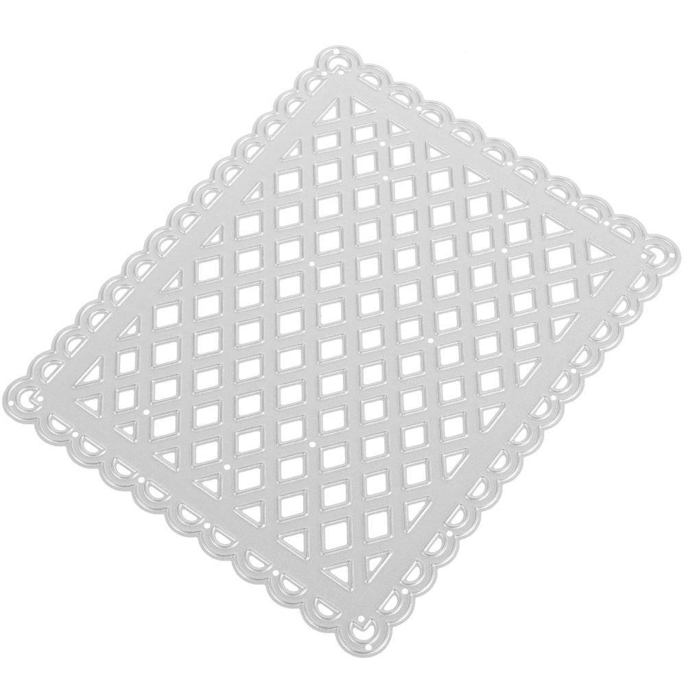 DIY Grid Cutting Die Grid Background Rectangle Metal Die Cut Frame Cutting Die