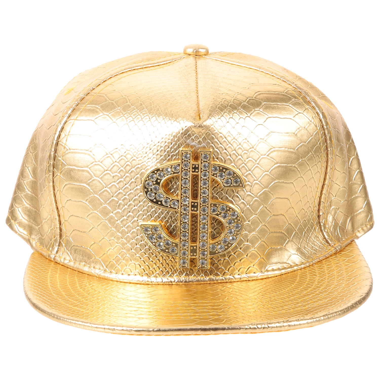 Hip Hop Hat US Dollar Sign Flat Brimmed Hat Decorative Baseball Hat Outdoor Baseball Hat