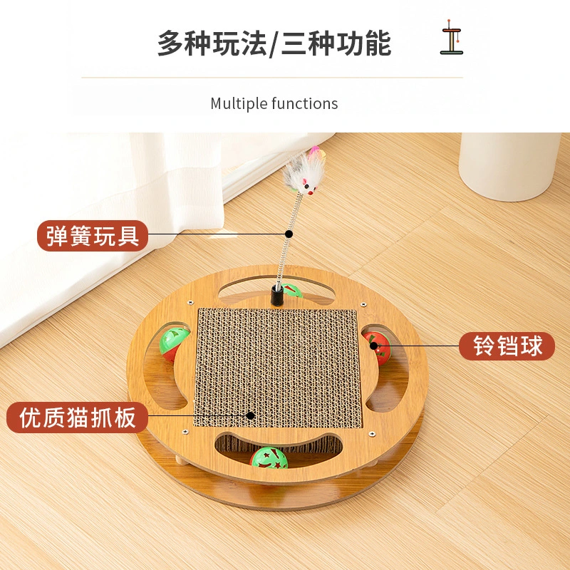 Cat Scratching Board Household Cat Scratcher Pad Kitten Scratcher Toy for Indoor Cat