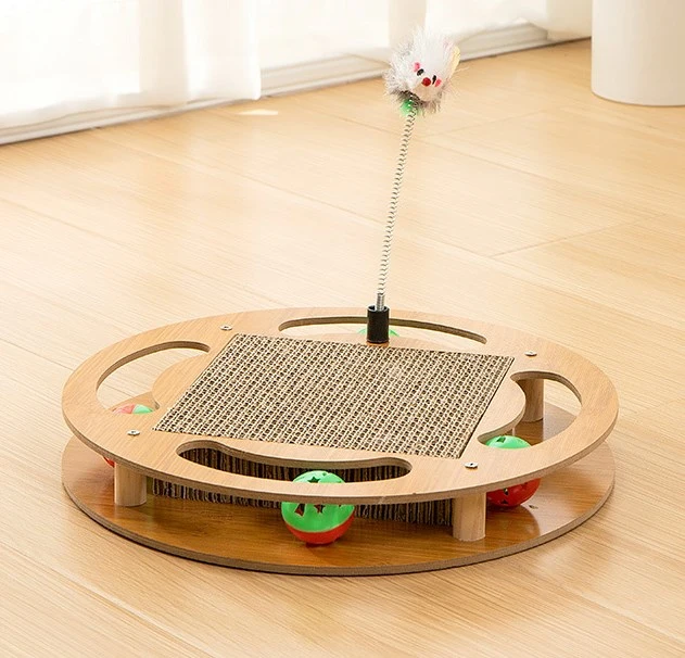 Cat Scratching Board Household Cat Scratcher Pad Kitten Scratcher Toy for Indoor Cat