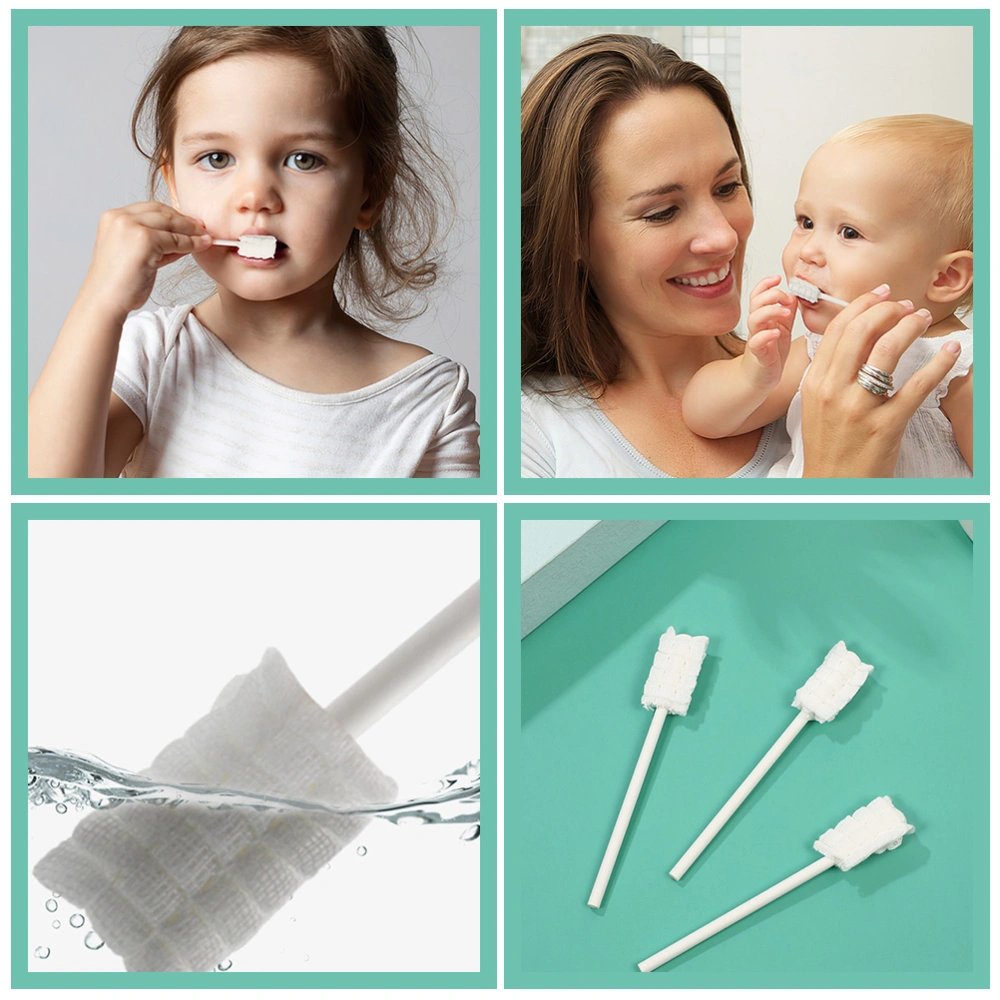 10Pcs Baby Oral Cleaners Portable Infant Tongue Cleaning Brushes Baby Tongue Cleaners