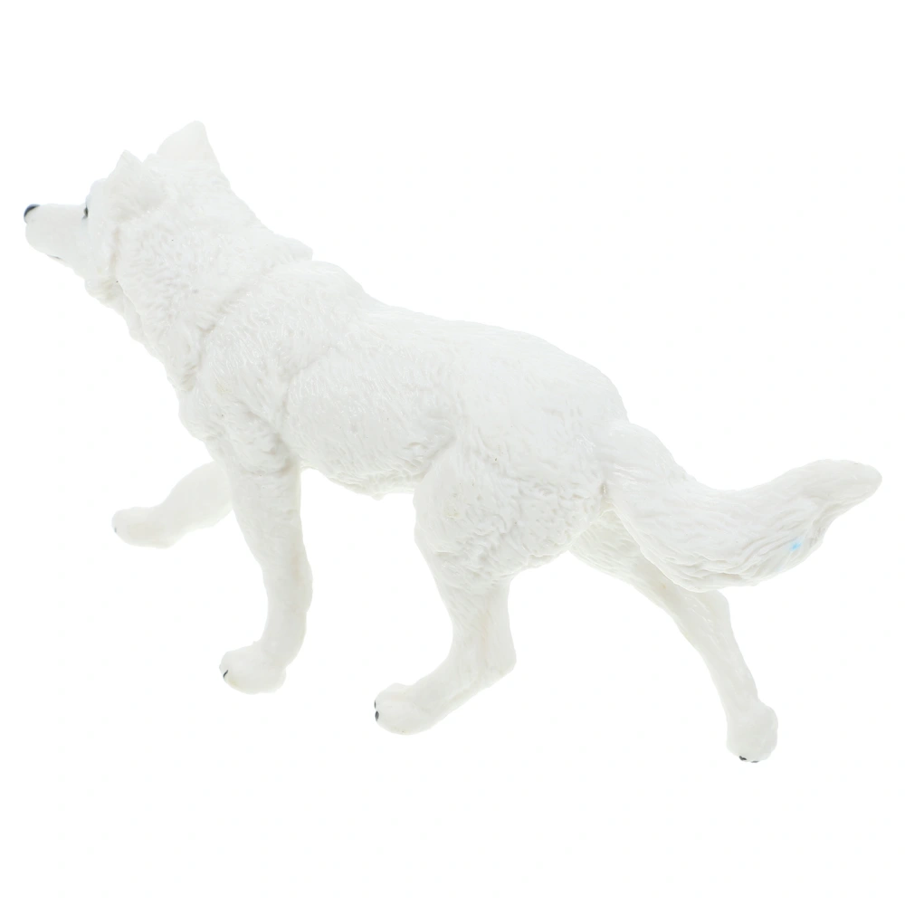 Realistic Wolf Figurine Fake Wolf Figure Simulated Wildlife Animal Walking Wolf Model