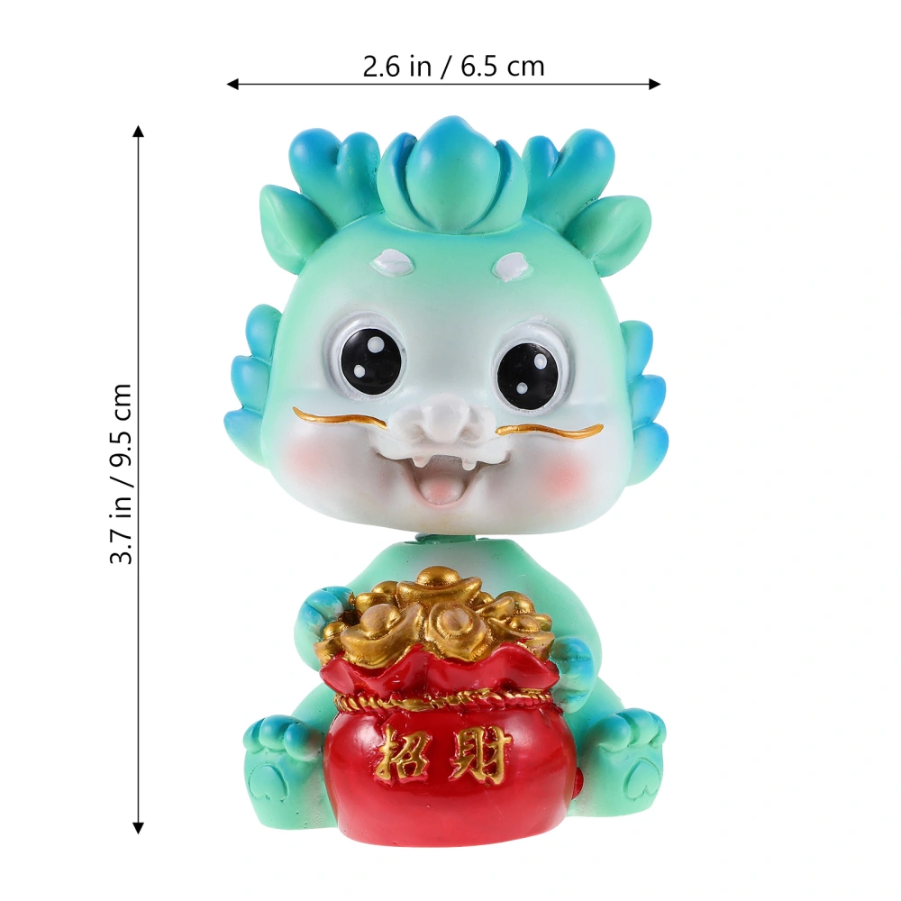 Cute Miniature Resin Dragon Figurine Miniature Dragon Decor Dragon Cake Decoration