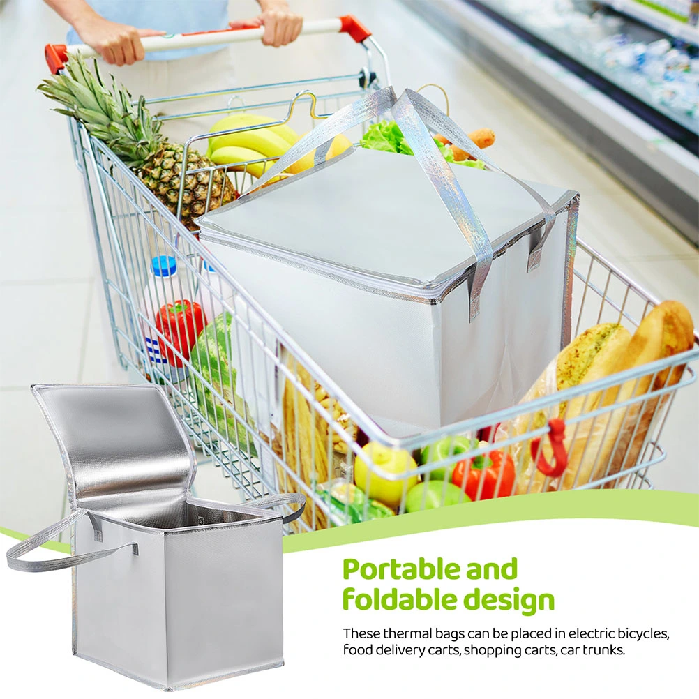 Aluminum Foil Thermal Bag Cooler and Thermal Insulated Food Bag Cooler Bag