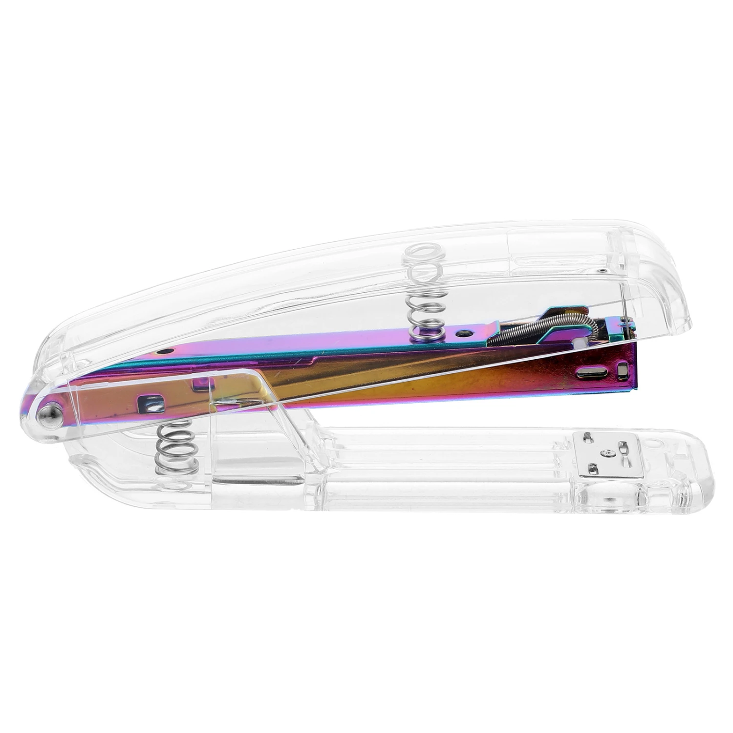Plastic Stapler Transparent Stapler Students Stapler Hand Stapler Clear Stapler Home Office Stapler