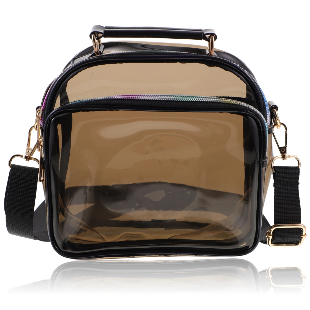 Clear Crossbody Messenger Transparent Shoulder Bag Concert StadiumTransparent Purse Clear Bag