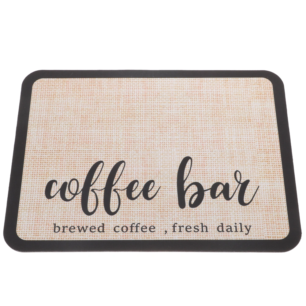 Coffee Mat Dish Drying Mat Table Mat Kitchen Counter Mat Coffee Bar Accessory