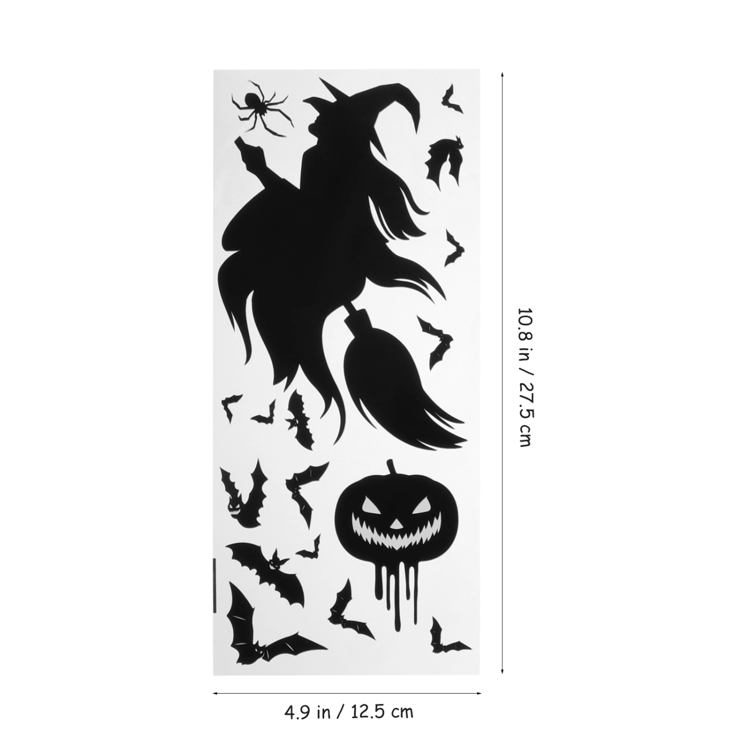 100Pcs Halloween Candy Bags Halloween Sweets Bags Halloween Treat Bags with Ties