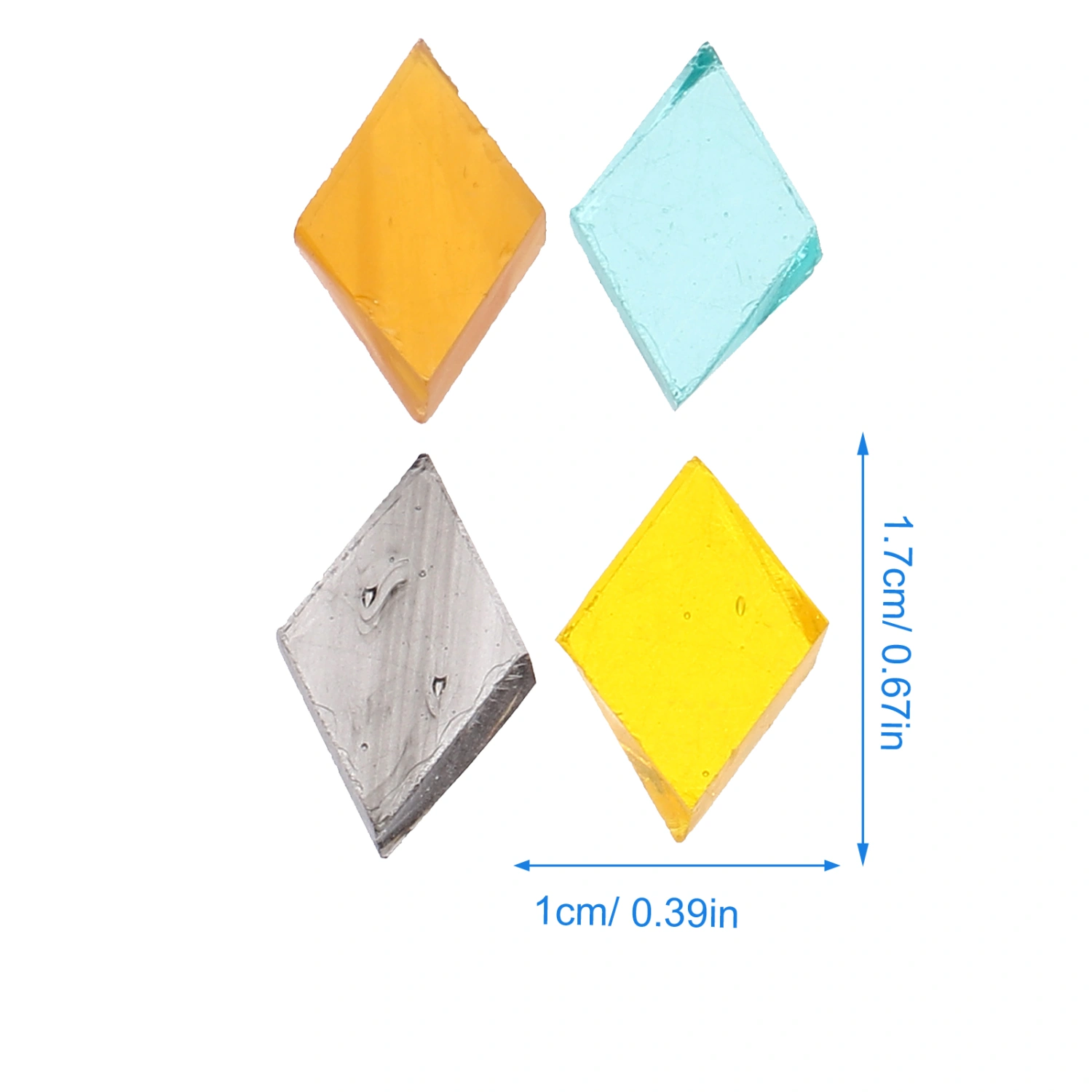 1 Bag of Glass Mosaic Tiles for Art Crafts Decorative Small Mosaic Tiles DIY Mosaic Tiles Crafts