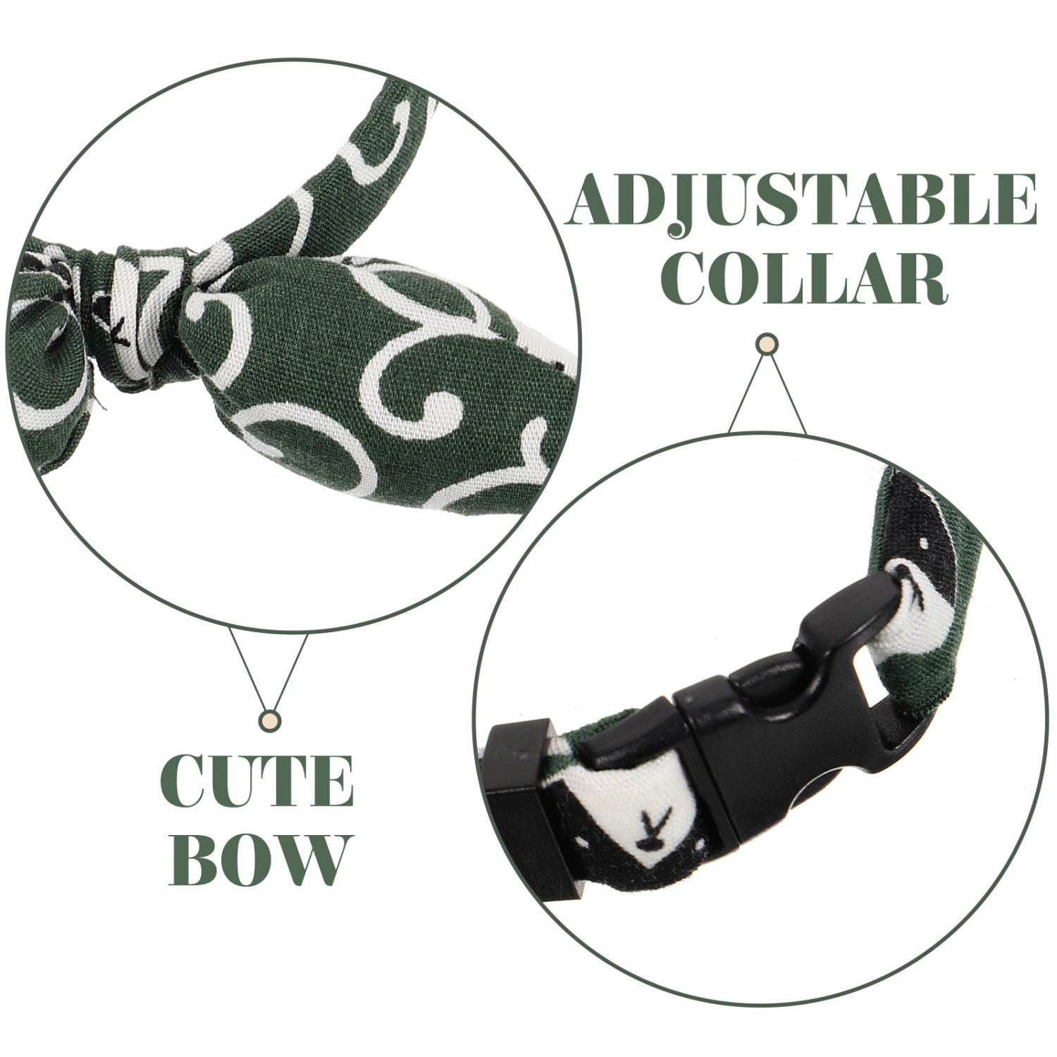 Dog Collar with Bowtie Cute Bowtie Dog Collar Adjustable Pet Collar Party Pet Dog Collar