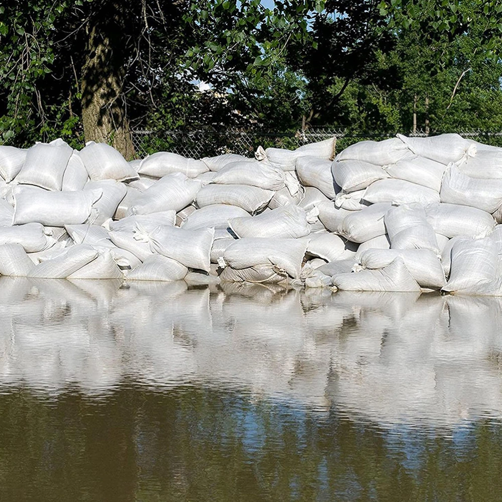 10pcs Empty Sandbags Woven Sand Bags Flood Protection Sandbags for Hurricanes