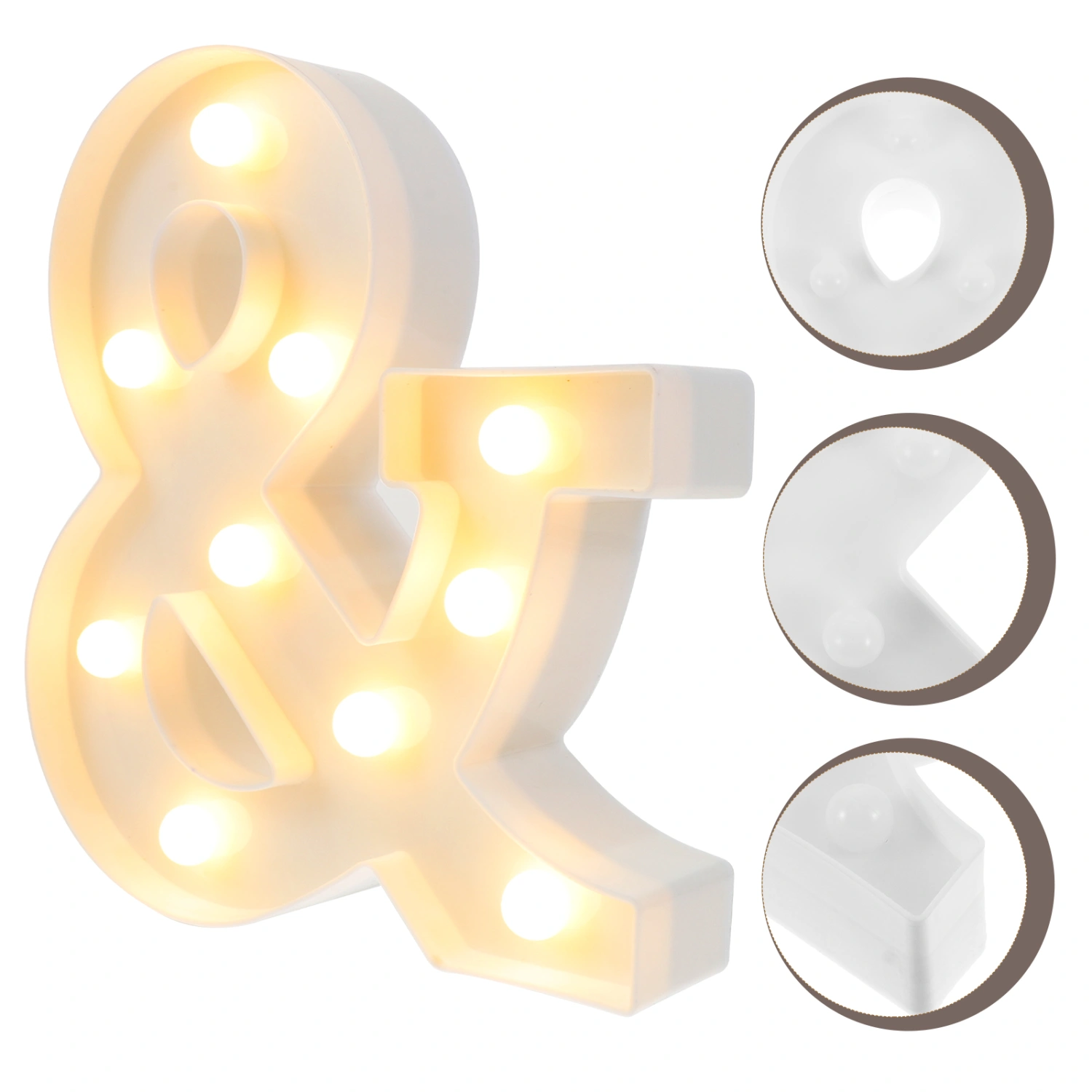 & Shape LED Light Table Lamp LED Decorative Lamp for Wedding Birthday Party