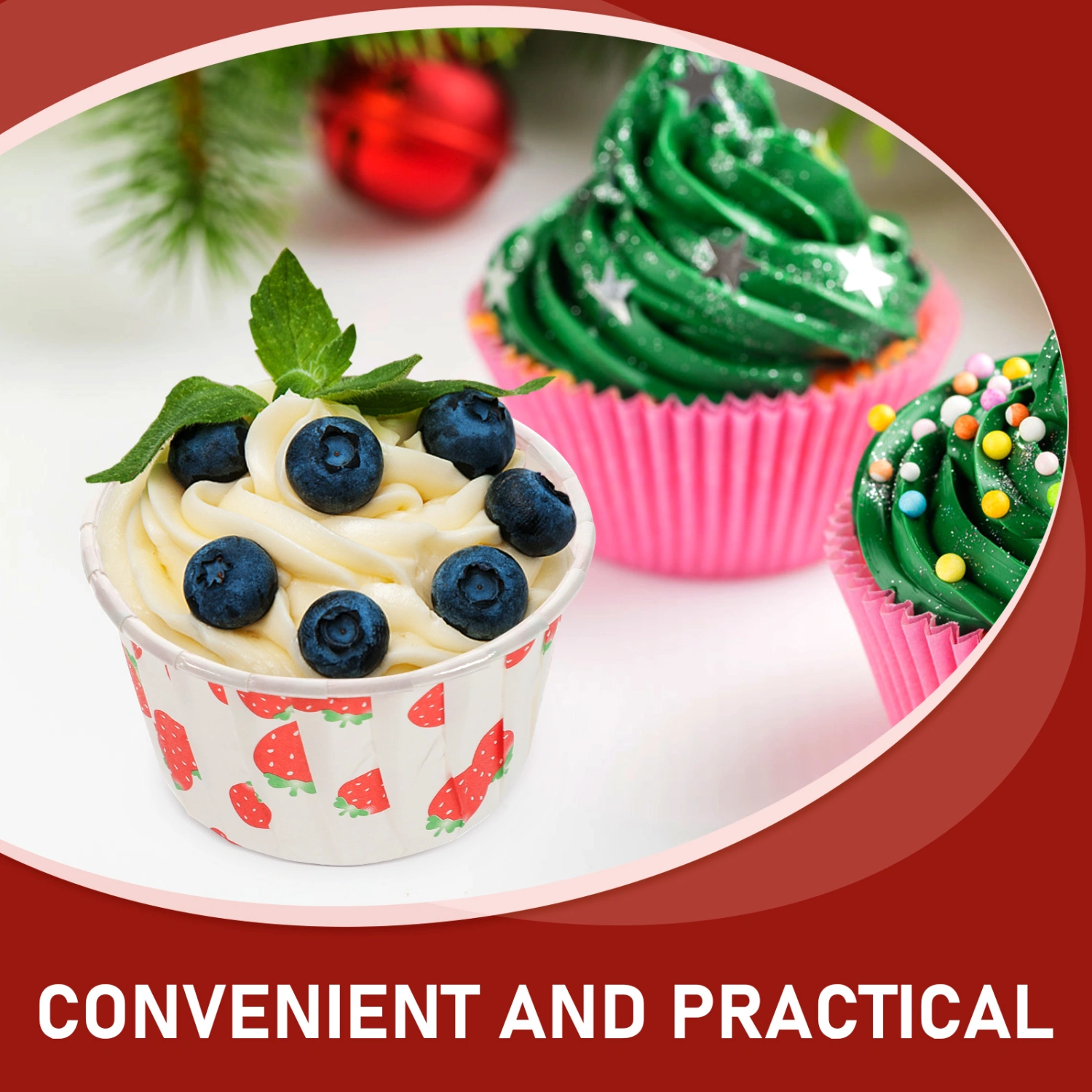 100pcs Cupcake Baking Cups Cake cups Muffin Baking Cups Baking Accessories Paper Baking Cups