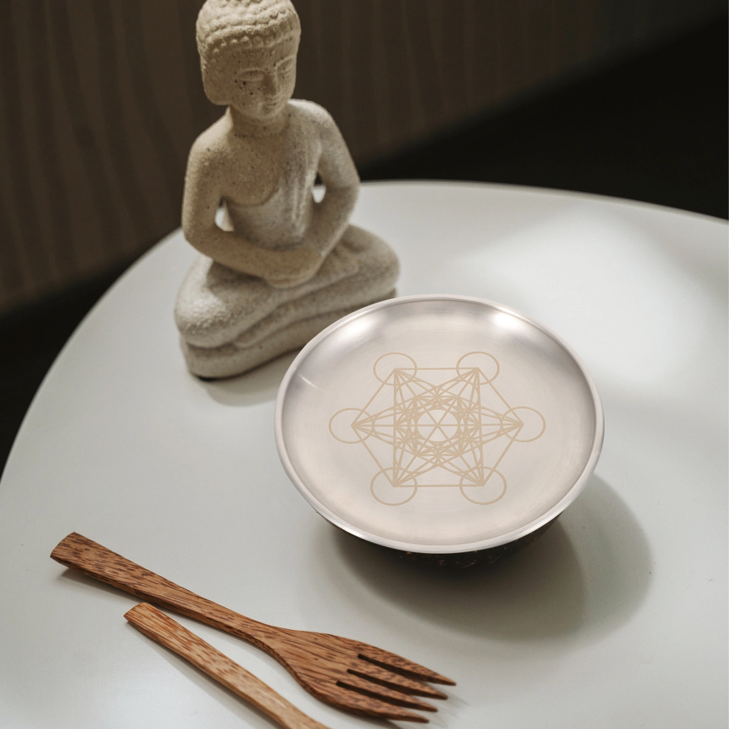 Altar Storage Plate Decorative Metal Tarot Ceremony Jewelry Storage Tray