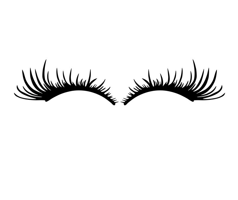 4 Pairs Car Eyelash For Headlight Eyebrow Decal Fun Auto Exterior Decoration