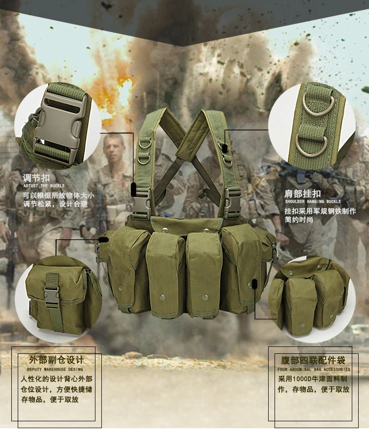 Tactic Bag Quick Release Tactic Vest Multi Pocket Tactic Backpack Battle Vest